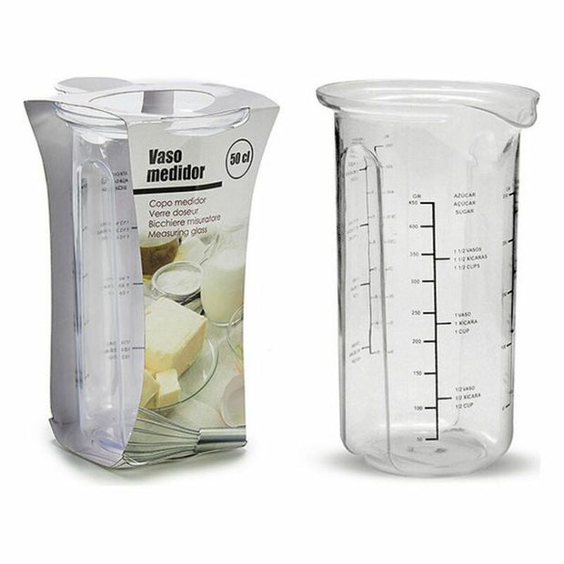Becher Zähler Durchsichtig Kunststoff (500 ml)