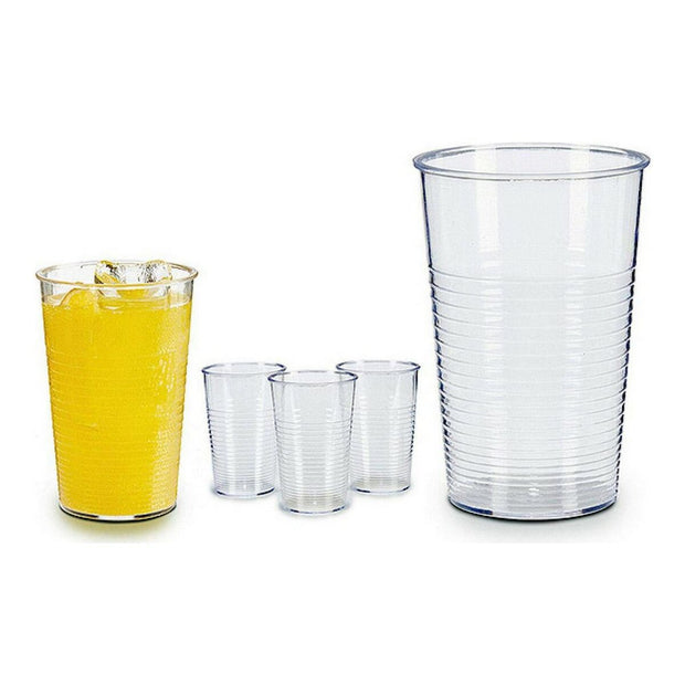 Gläserset Durchsichtig Kunststoff (3 Stücke)