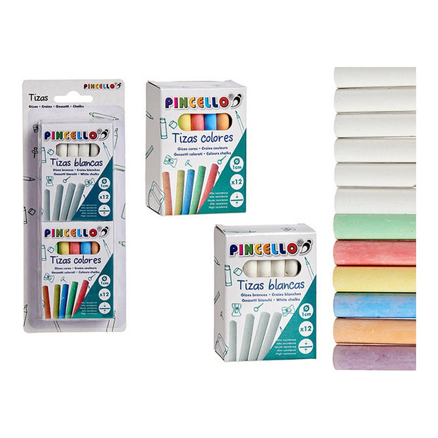 Chalks Pack Multicolour White (2 pcs)