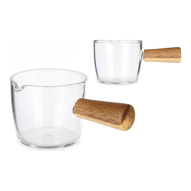 Kasserolle Durchsichtig Borosilikatglas (6 x 5 x 10,5 cm)