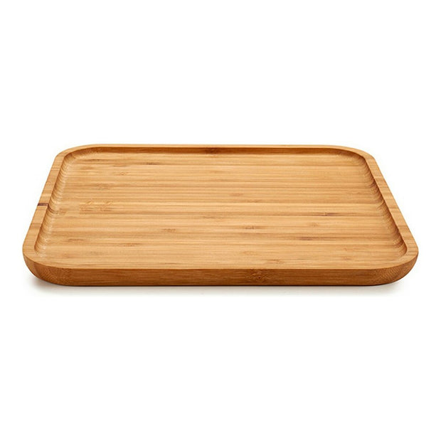 Tablett für Snacks (30 x 1,5 x 30 cm) Bambus