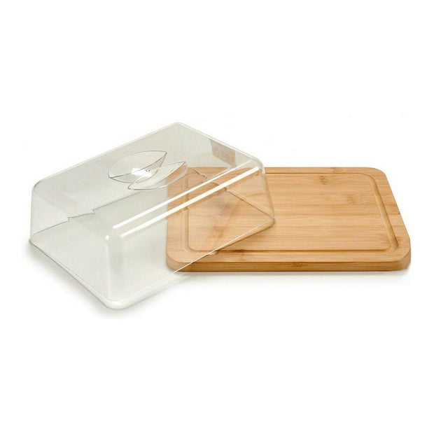 Tablett für Snacks (19,5 x 7,5 x 25 cm) mit Deckel