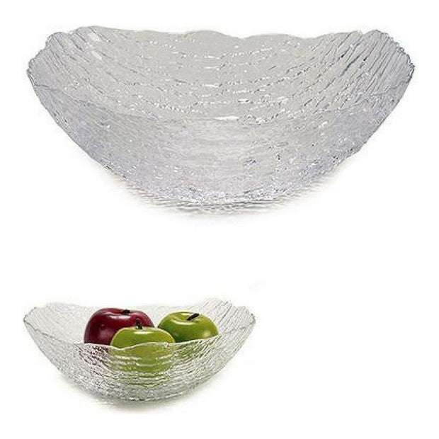 Obstschale Vivalto Anna Durchsichtig Glas 2000 ml (24 x 8,5 x 25 cm)