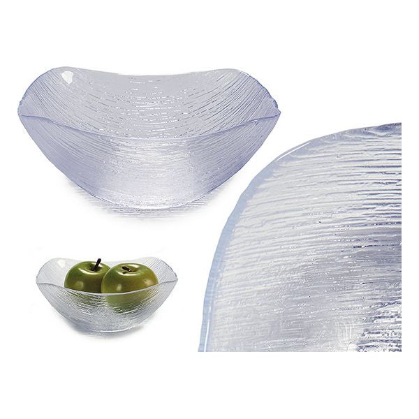 Obstschale Vivalto Durchsichtig Glas 1000 ml (18,5 x 7 x 19 cm)