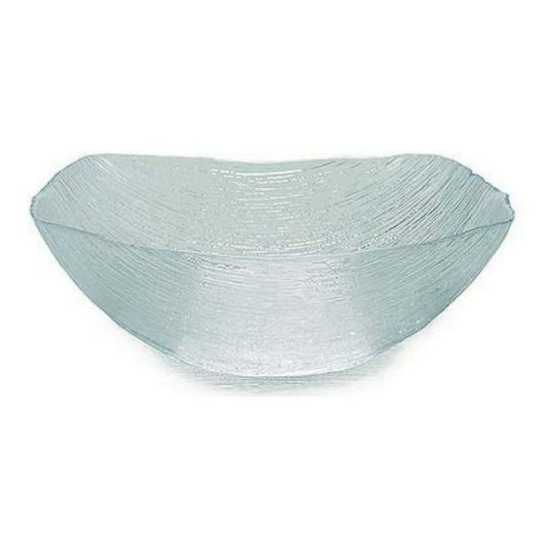 Obstschale Vivalto Oasis Durchsichtig Glas 2000 ml (24,5 x 8 x 24,5 cm)