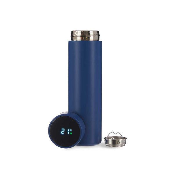 Thermosflasche LED-Screen Edelstahl Silikon PP (450 ml)
