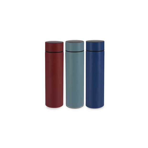 Thermosflasche LED-Screen Edelstahl Silikon PP (450 ml)