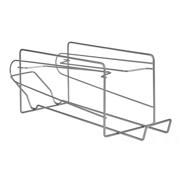 Halterung Dosen Metall Silberfarben (14 x 14 x 39 cm)