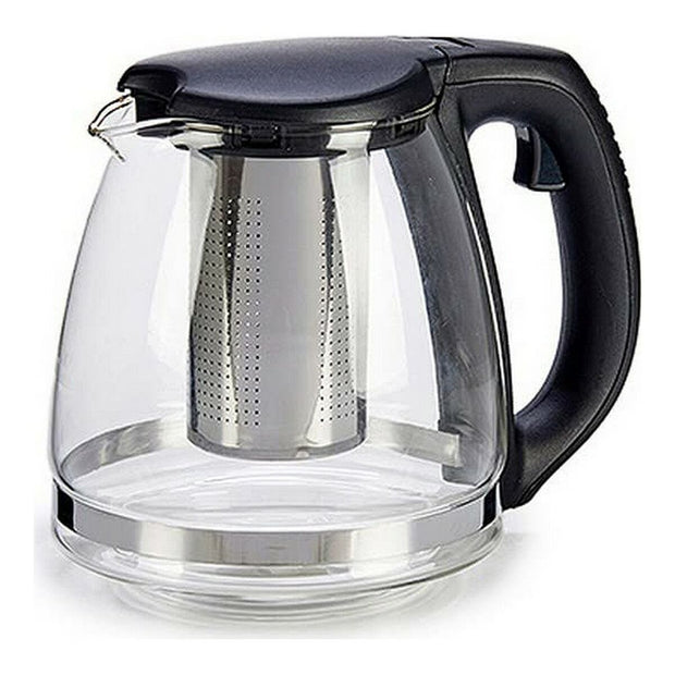 Teekanne Edelstahl Kunststoff Glas (1200 ml)