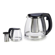 Teekanne Edelstahl Kunststoff Glas (1200 ml)
