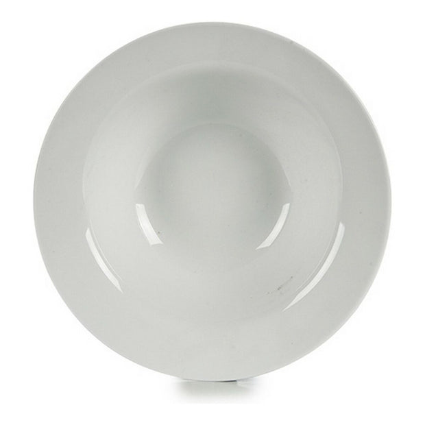 Teller Weiß Porzellan (23 x 6,5 x 23 cm) (Ø 23 cm)