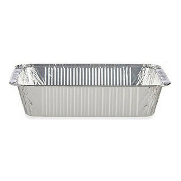 Tablettset Aluminium rechteckig (4 pcs) (15,6 x 5 x 22 cm)