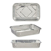 Tablettset Aluminium rechteckig (4 pcs) (20,5 x 5 x 31,3 cm)