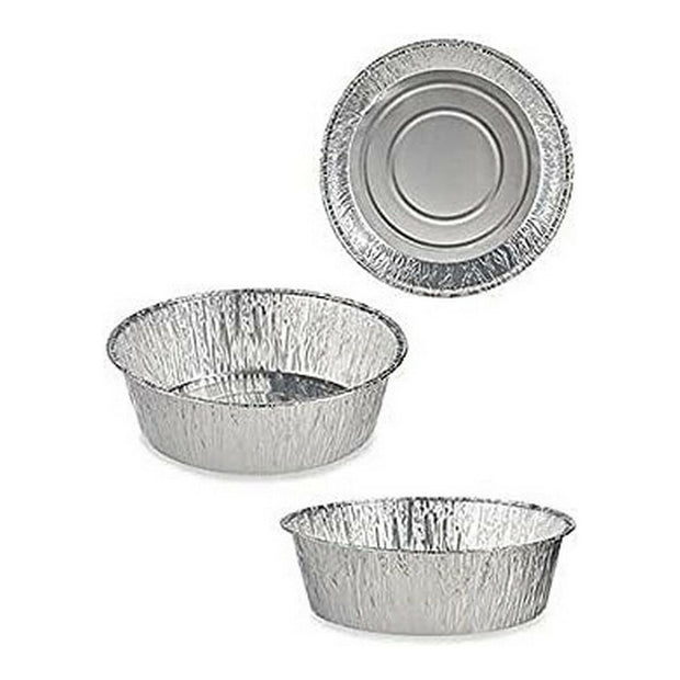 Tablettset ‎S3606019 Silberfarben Silber Aluminium (2 Stücke) (25 x 8 x 25 cm) (Ø 20 x 7 cm)