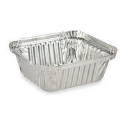 Tablettset Aluminium mit Deckel rechteckig (10 pcs) (12,5 x 7 x 14,8 cm)