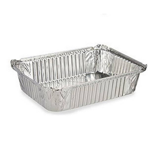 Tablettset Aluminium mit Deckel rechteckig (3 pcs) (18,5 x 5,6 x 26 cm)