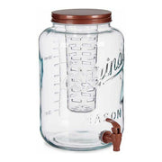 Kanne Durchsichtig Kupfer Metall Kunststoff Glas (20,7 x 31,5 x 20,7 cm) (8 L)