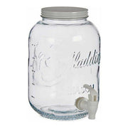 Kanne Durchsichtig Wasserhahn Metall Kunststoff Glas (3800 ml)