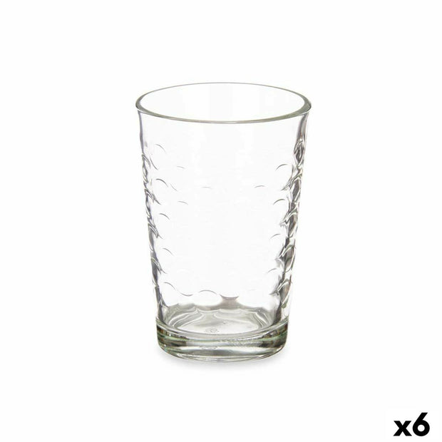 Becher 6 Stück Kreise Kristall Durchsichtig (200 ml)
