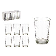 Becher 6 Stück Kreise Kristall Durchsichtig (200 ml)