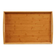 Schale Mit Griffen Bambus (38 x 6 x 58 cm)