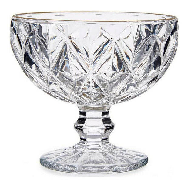 Eiscreme- und Milchshakes-Becher Diamant Golden 300 ml (12 x 12 x 10,5 cm)