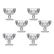 Eiscreme- und Milchshakes-Becher Diamant Golden 300 ml (12 x 12 x 10,5 cm)