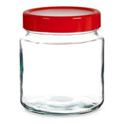 Gefäß Rot Durchsichtig Glas PP (11,5 x 35,5 x 11,5 cm) (1000 ml)