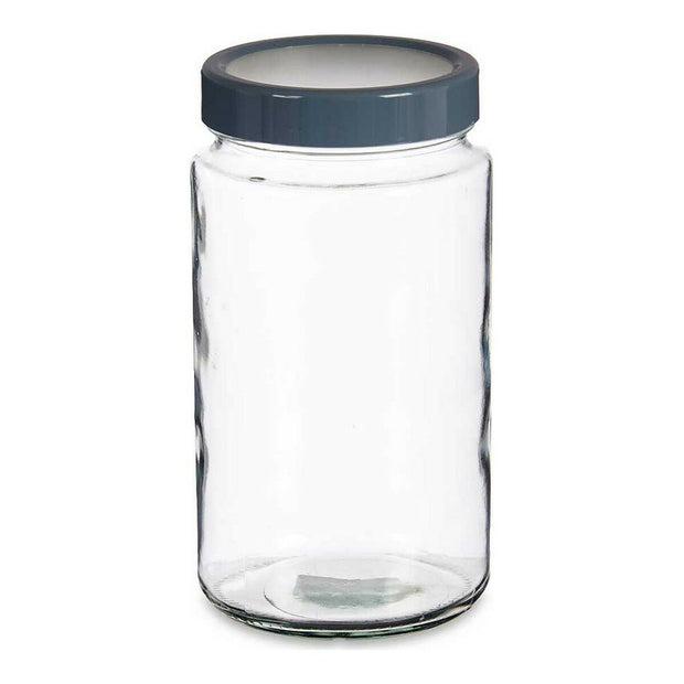 Gefäß Grau Durchsichtig Glas PP (11,5 x 21 x 11,5 cm) (2 L)