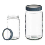 Gefäß Grau Durchsichtig Glas PP (11,5 x 21 x 11,5 cm) (2 L)