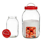 Gefäß Rot Durchsichtig Glas PP (13 x 24,3 x 13 cm) (3 L)