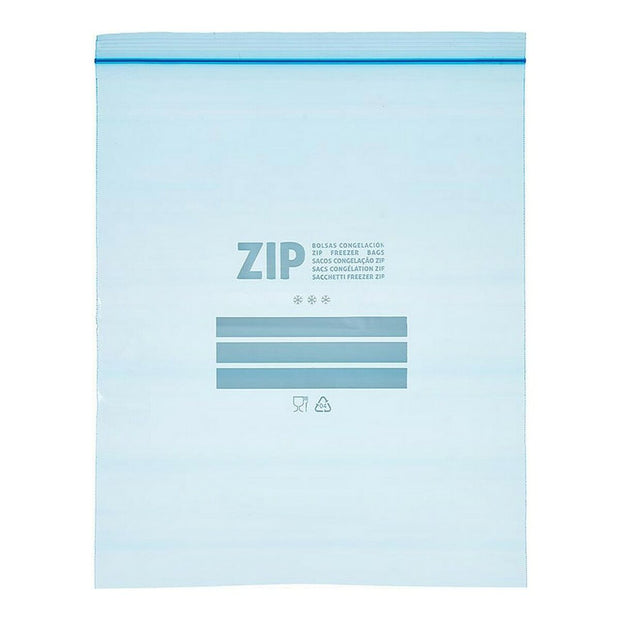 Gefrierbeutel Blau Zip (7 L) (10 uds)