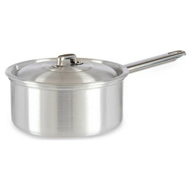 Topf mit Deckel Silberfarben Aluminium 1,5 L (18 x 10 x 30,5 cm)
