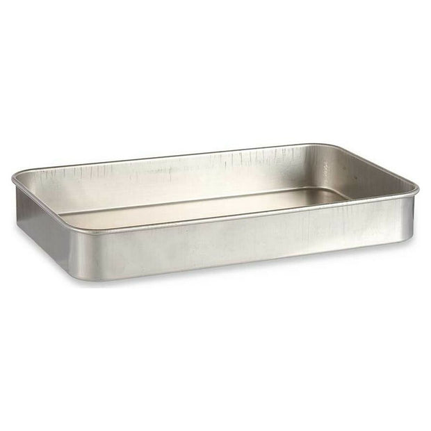 Backofenform Silberfarben Aluminium (27 x 5 x 45 cm)
