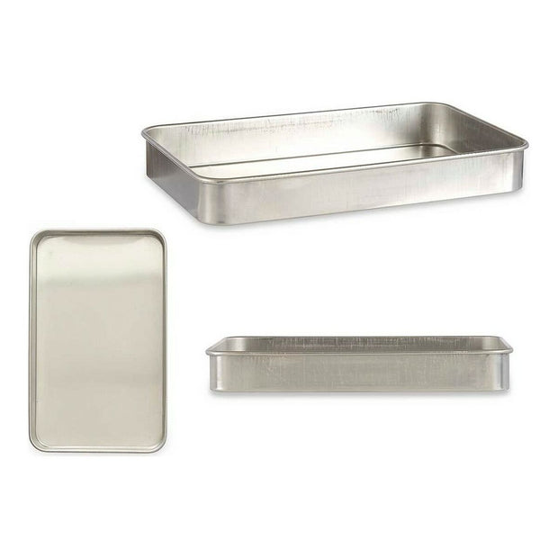 Backofenform Silberfarben Aluminium (32 x 7 x 51,5 cm)