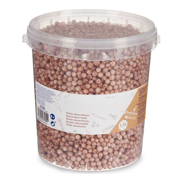 Materials for Handicrafts Balls Brown polystyrene