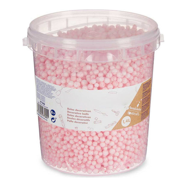 Materials for Handicrafts Balls Pink polystyrene