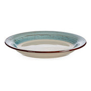 Dessertteller 3D Blau Steingut (19 x 2,5 x 19 cm)