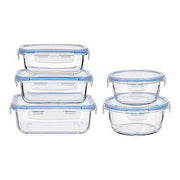 Lunchbox-Set Durchsichtig Kunststoff Glas (5 Stücke)