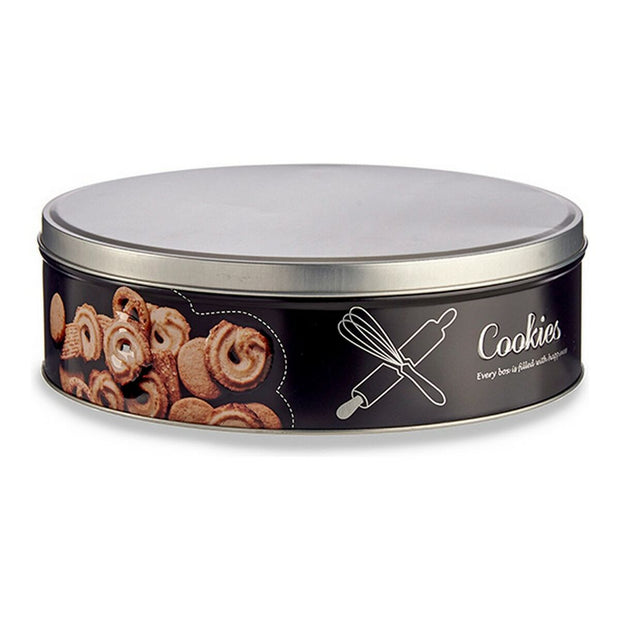 Metallbox Cookies Metall (22,5 x 7 x 22,5 cm) (22,5 x 7 x 22,5 cm)