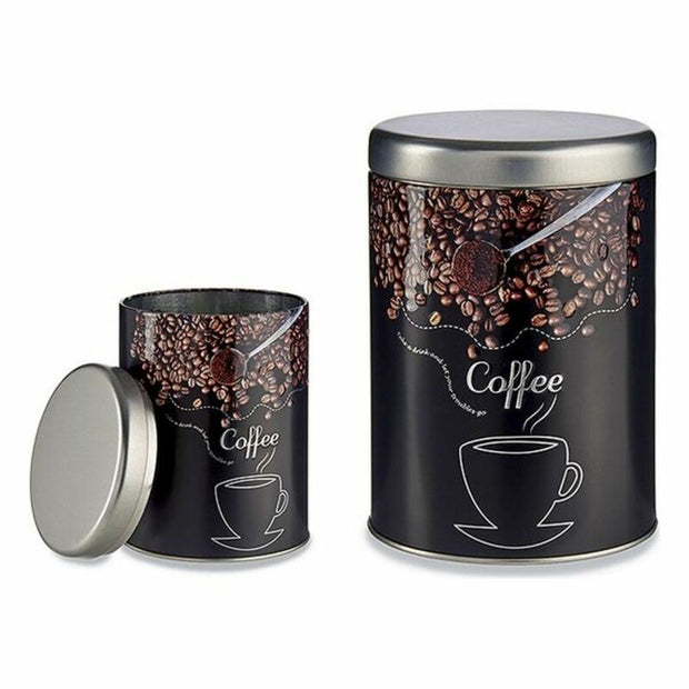 Metalldose Coffee Metall (1000 ml) (10,5 x 15 x 10,5 cm)