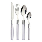 Besteck-Set Weiß Edelstahl PS (16 Stücke)