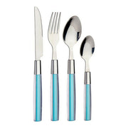 Besteck-Set Blau Edelstahl PS (16 Stücke)
