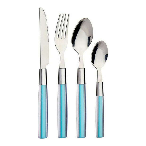 Besteck-Set Blau Edelstahl PS (16 Stücke)