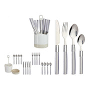 Besteck-Set Grau Edelstahl PS (16 Stücke)