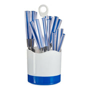 Besteck-Set Blau Edelstahl Dunkelblau PS (16 Stücke)