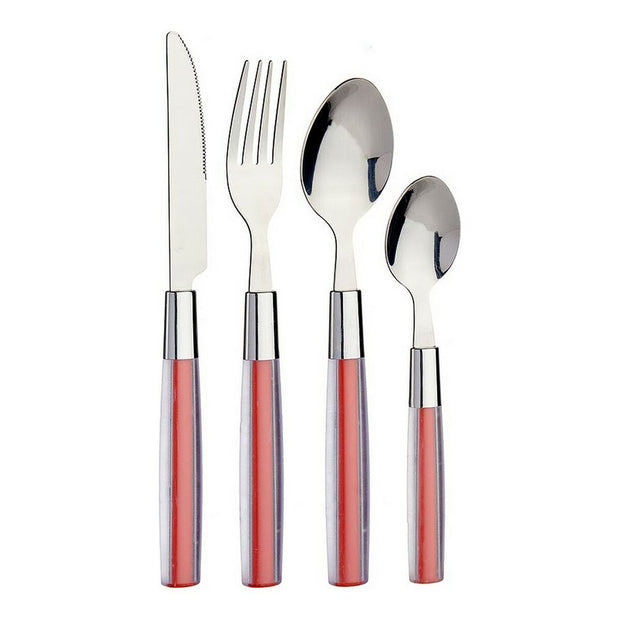 Besteck-Set Rot Edelstahl PS (16 Stücke)