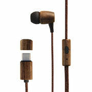 Headphones with Microphone Energy Sistem 450701 USB-C Wood