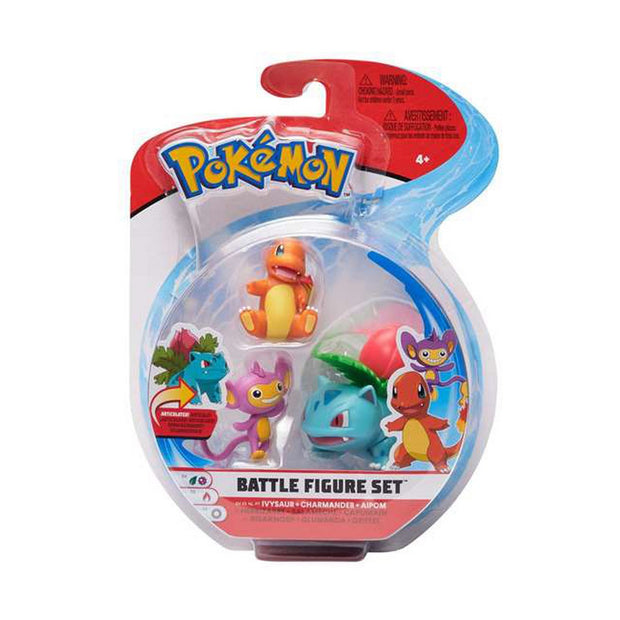 Set of Figures Bizak Pokémon 3 Pieces Jointed Figure 8 cm Figures x 2 5 cm