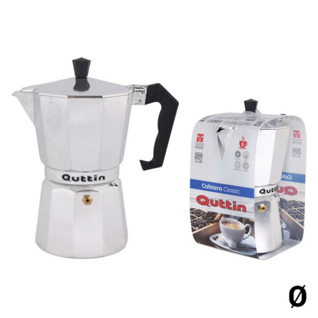 Italienische Kaffeemaschine Quttin Aluminium